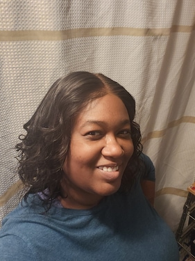 Of course you blend to skin tone but everything else is perfect.  I put some curls and waves in it with a little spritz to hold. Went to the gym and took these pics after. I am highly satisfied and will be picking a new wig asap. I'm sticking with UNice.