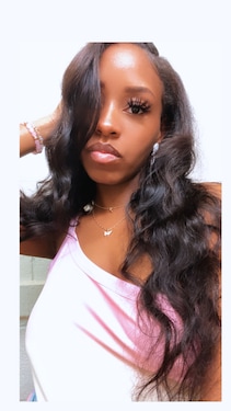 This hair is so beautiful and soft! I love it! Minimum to no shedding! Highly recommended! I have installed a quick weave side part, but if you would like to see me install a middle part with this beauty, give this review a thumbs up!