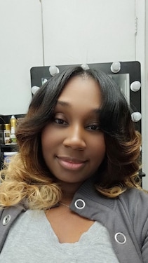 I used this hair for a quickweave with leavout, 16 inches, curls beautifully and holds.