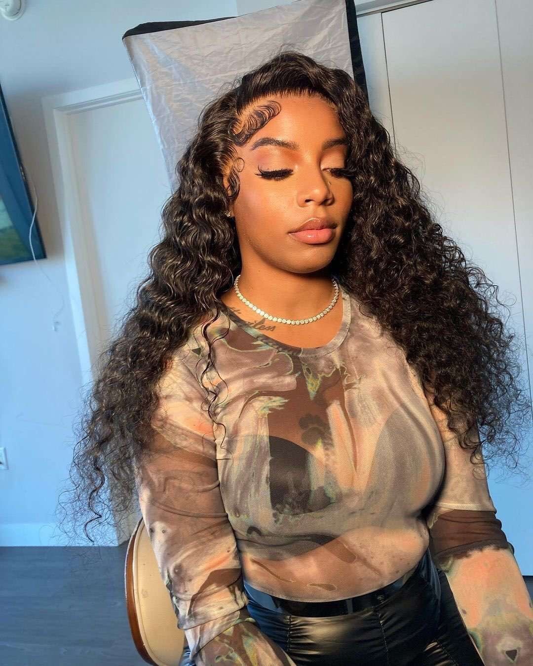 This hair was a surprise my husband ha