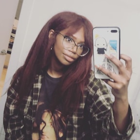 Natural Black/Reddish Brown Wig