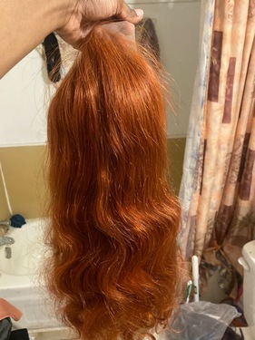 copper brown wig