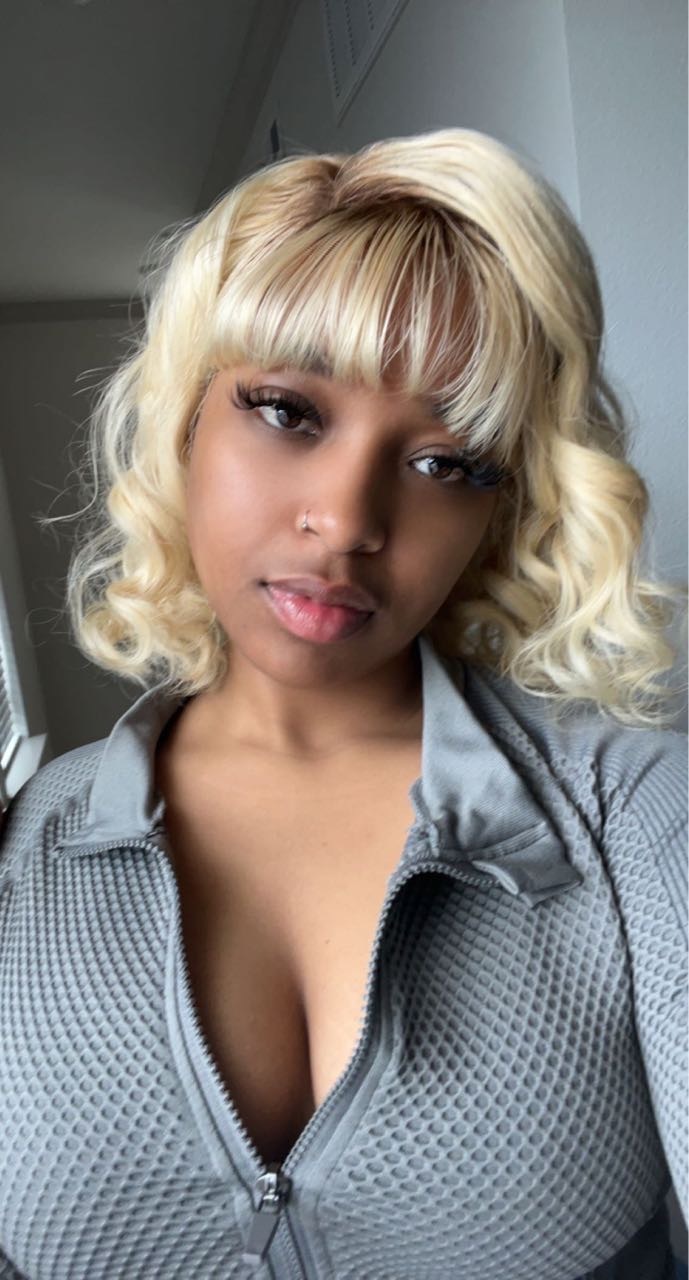 613 Blonde with brown roots 13x4 lace front