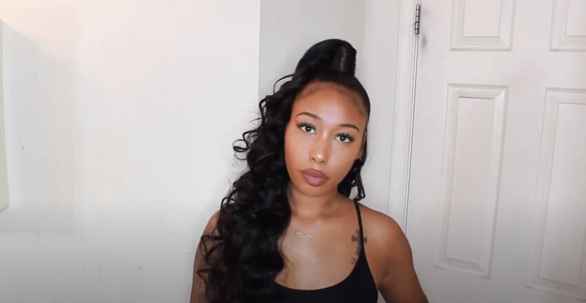 Half Up Half Down Hairstyle With Quick Weave