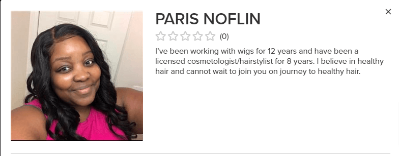 UNice Inglewood hair salon hairstylist PARIS NOFLIN