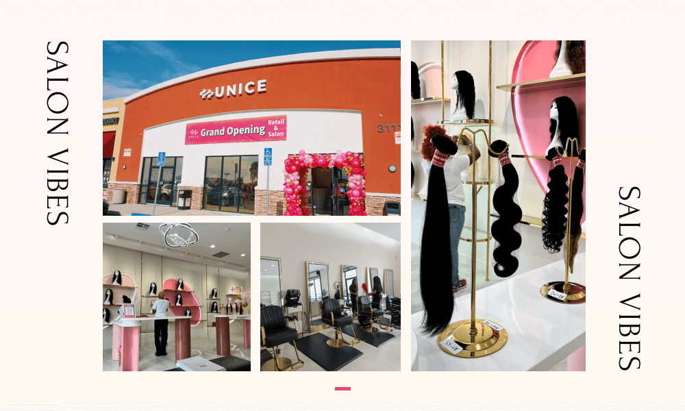 unice hair salon opening