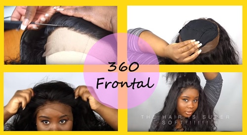 Installing procedure of 360 Lace Frontal