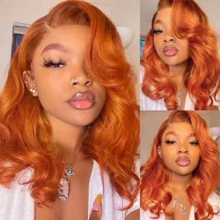 UNice Ginger Orange Body Wave Wigs