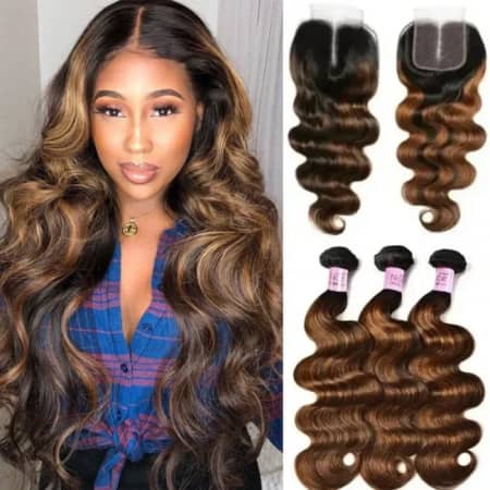 Hair Bundles with Closure New Year Sale