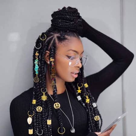 Accessorize with Beads and Shells Bohemian Braids
