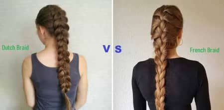 Difference Between French Braids and Dutch Braids