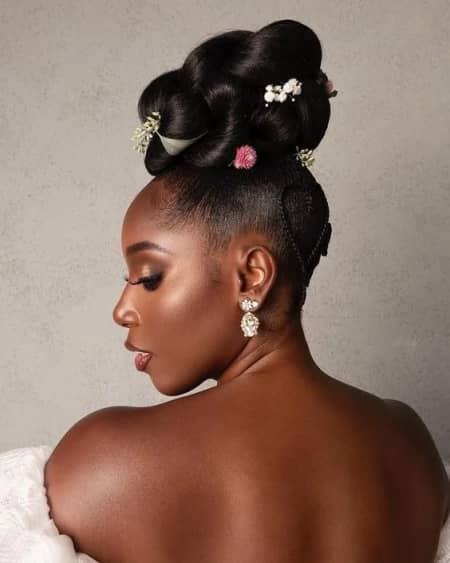 Updo with Accessories