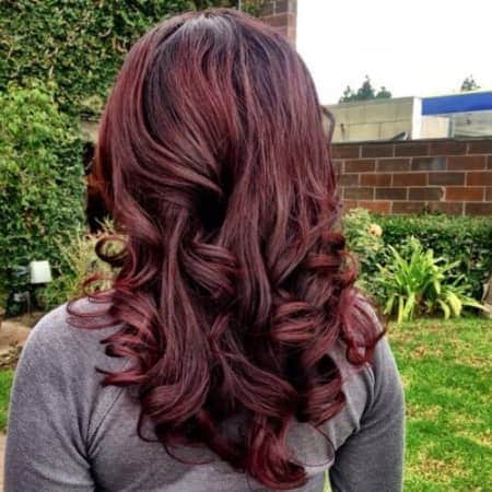 What is chocolate cherry hair color?