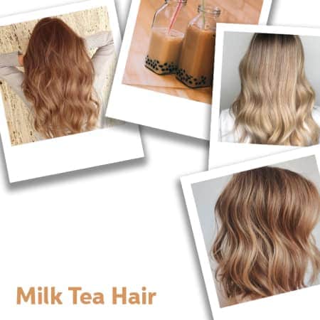 What is milk tea hair