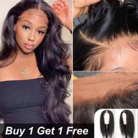 UNice Glueless Invisible HD Lace Body Wave Wigs