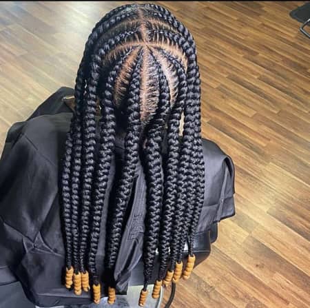 pop smoke braids front and back