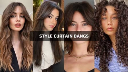 What are curtain bangs?