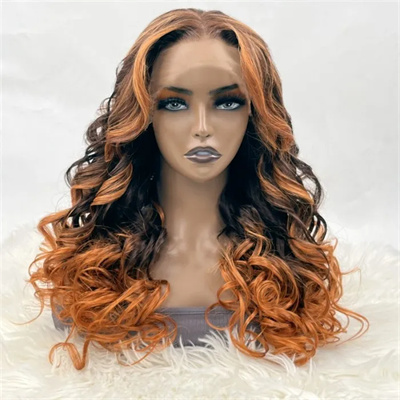 Loose wave chestnut ginger brown hair