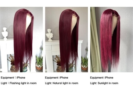 99j-burgundy-wig-photoed-under-the-different-lights