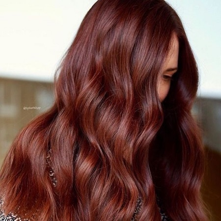 Reddish Brown hair