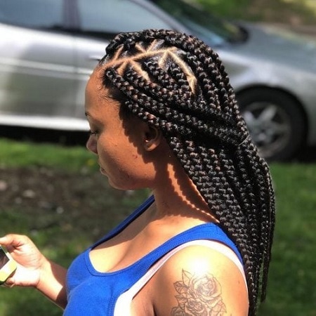 appealing triangle braids