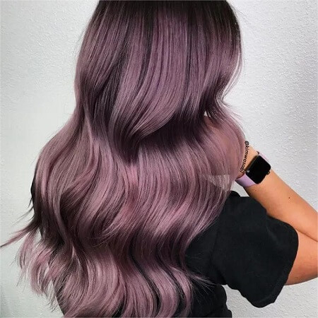 chocolate lilac hair color