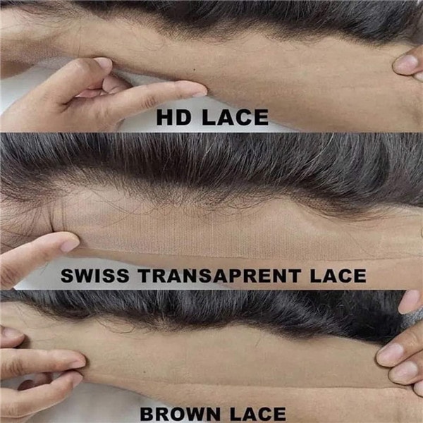 Swiss Lace VS HD Lace VS Transparent Lace