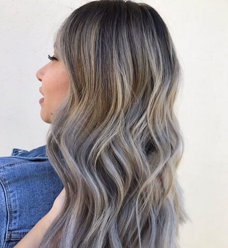 frosty mushroom blonde hair