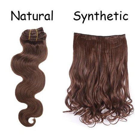 high quality synthetic or human hair