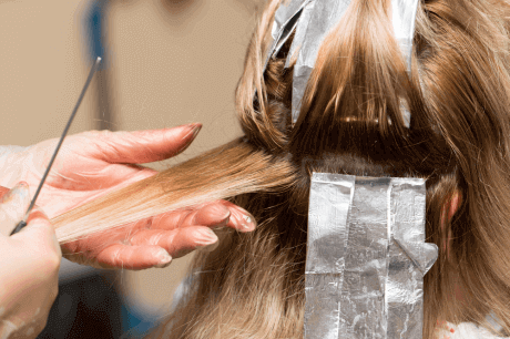 hair highlight process