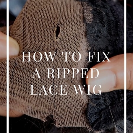 How To Fix A Ripped Or Damaged Lace Wig