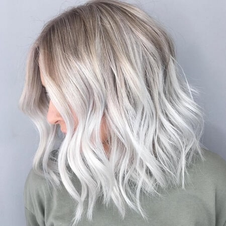 icy blonde ombre