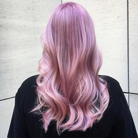 lavender pink hair color