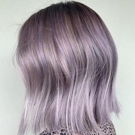 lilac gray hair color