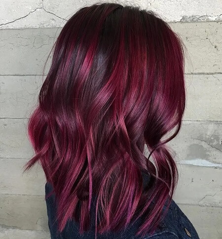 maroon-ombre-hair