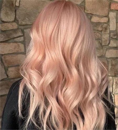 milkshake peach hair color