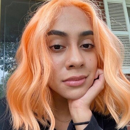 orange peach hair color