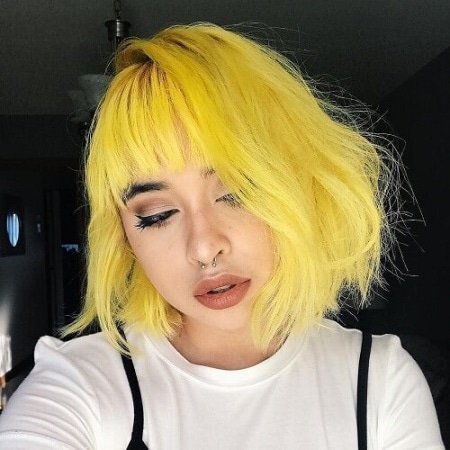 pastel yellow hair color