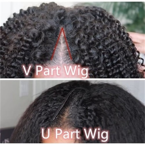 v part vs u part wig