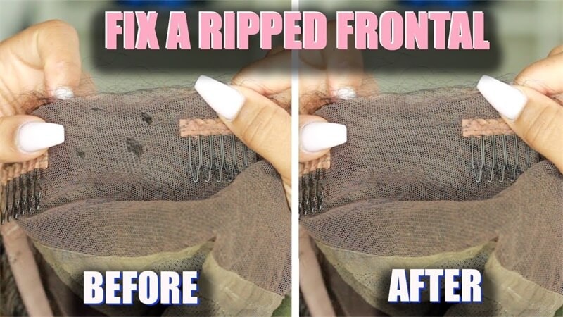How To Fix A Ripped Or Damaged Lace Wig