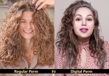 traditional perm vs digital perm