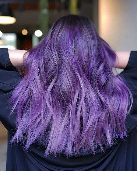 violet hair color