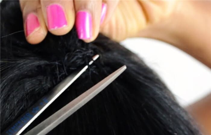 Remove your hair weaves with patience and carefulness