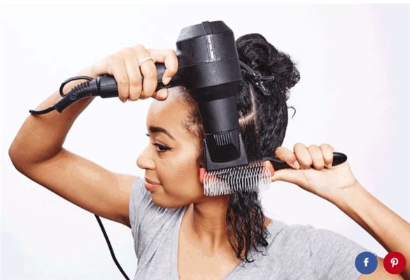 dry your curly hair