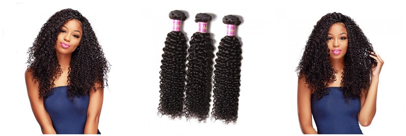 malaysian curly hair weave 3 bundles 