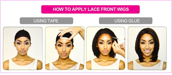 How to apply a front lace wig?