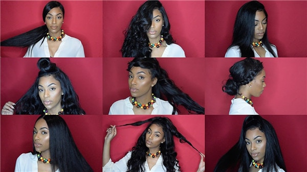 Install full lace wigs without glue