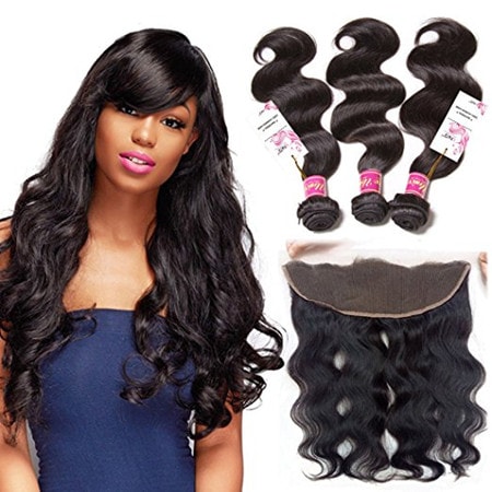  lace frontal hair closure