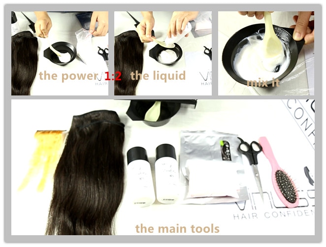 how to dye hair step by step