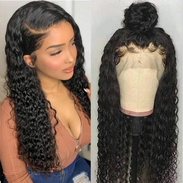 afforadble unice curly transparent lace wig